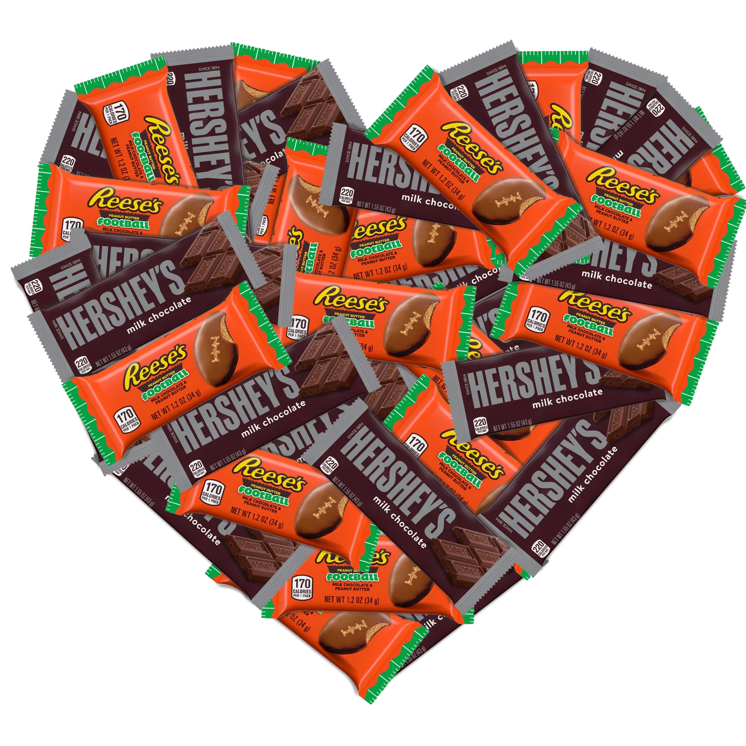 Buy Hershey's Milk Chocolate and Peanut Butter Football Candy