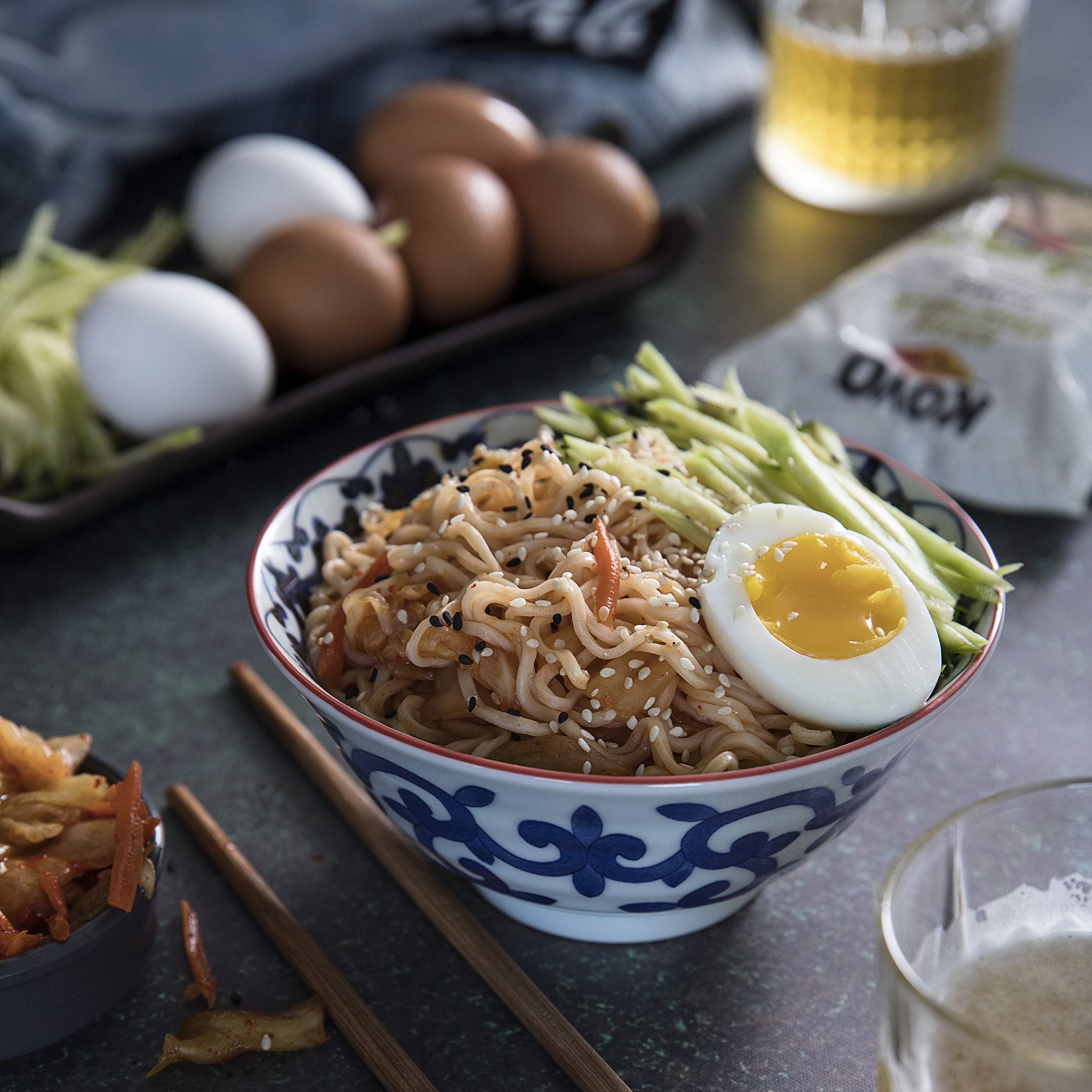 Koyo Ramen Soup, Lemongrass Ginger, Made with Organic Noodles, No MSG, No Preservatives, Vegan, 2.1 Ounces