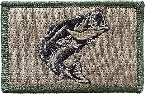 Tactical Wildlife Largemouth Bass Patch - Multitan