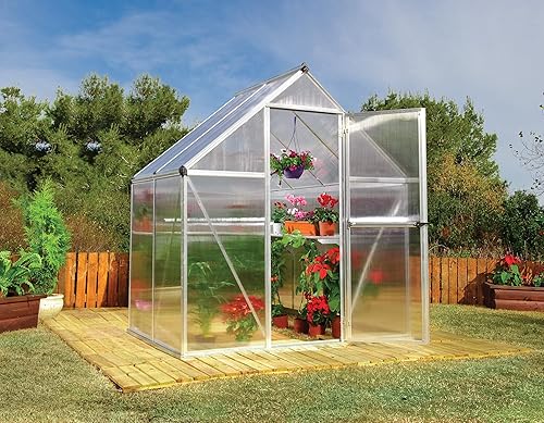 Miniatura 2 de Palram - Invernadero Canopia I Mythos de plata de 6 x 4 con perchas para plantas