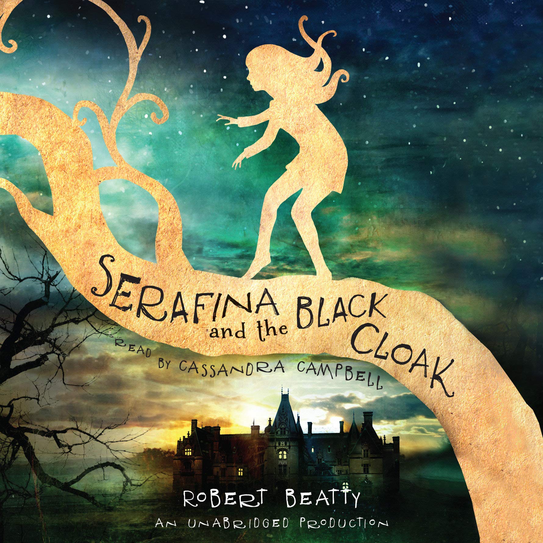 Cover art for Serafina and the Black Cloak