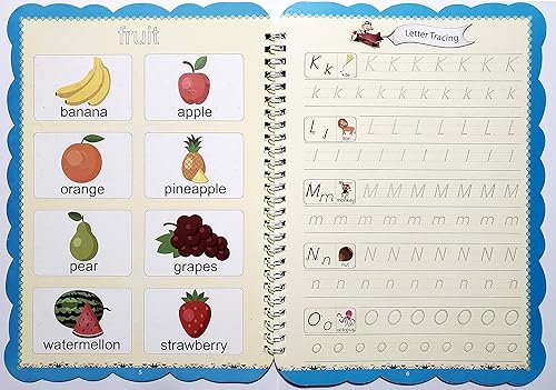 Miniatura 4 de Práctica de escritura a mano - Libro de trabajo reutilizable de seguimiento de letras y números