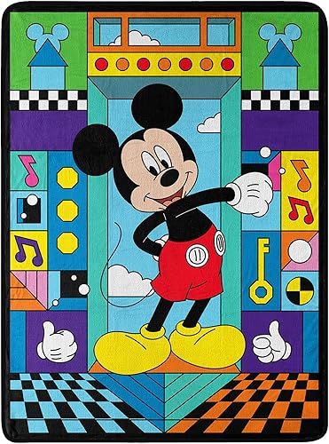 Miniatura 1 de Northwest Manta de Mickey Mouse Micro Raschel, 46 x 60 pulgadas, Funhouse Games