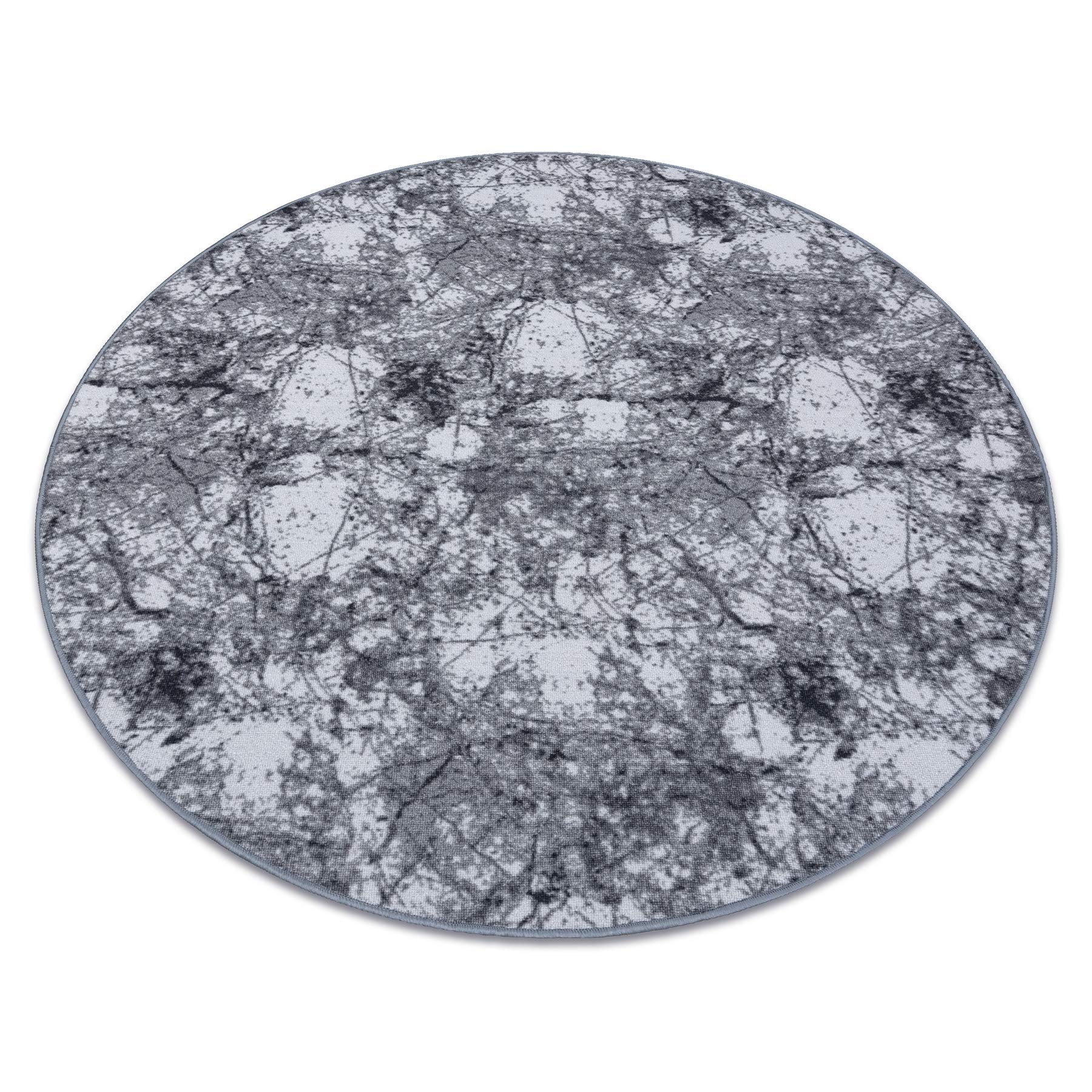 Tapis concrete béton de salon et chambre à coucher gris 100 cm pour une ambiance cocooning
