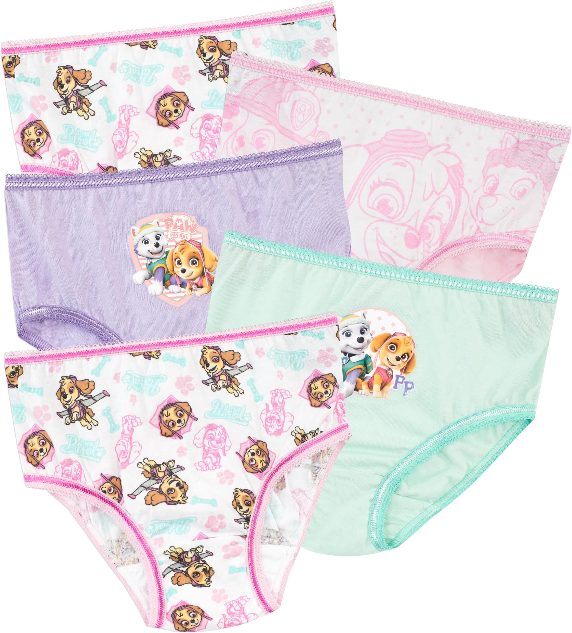 Girls Skye and Everest Knickers Pack of 5