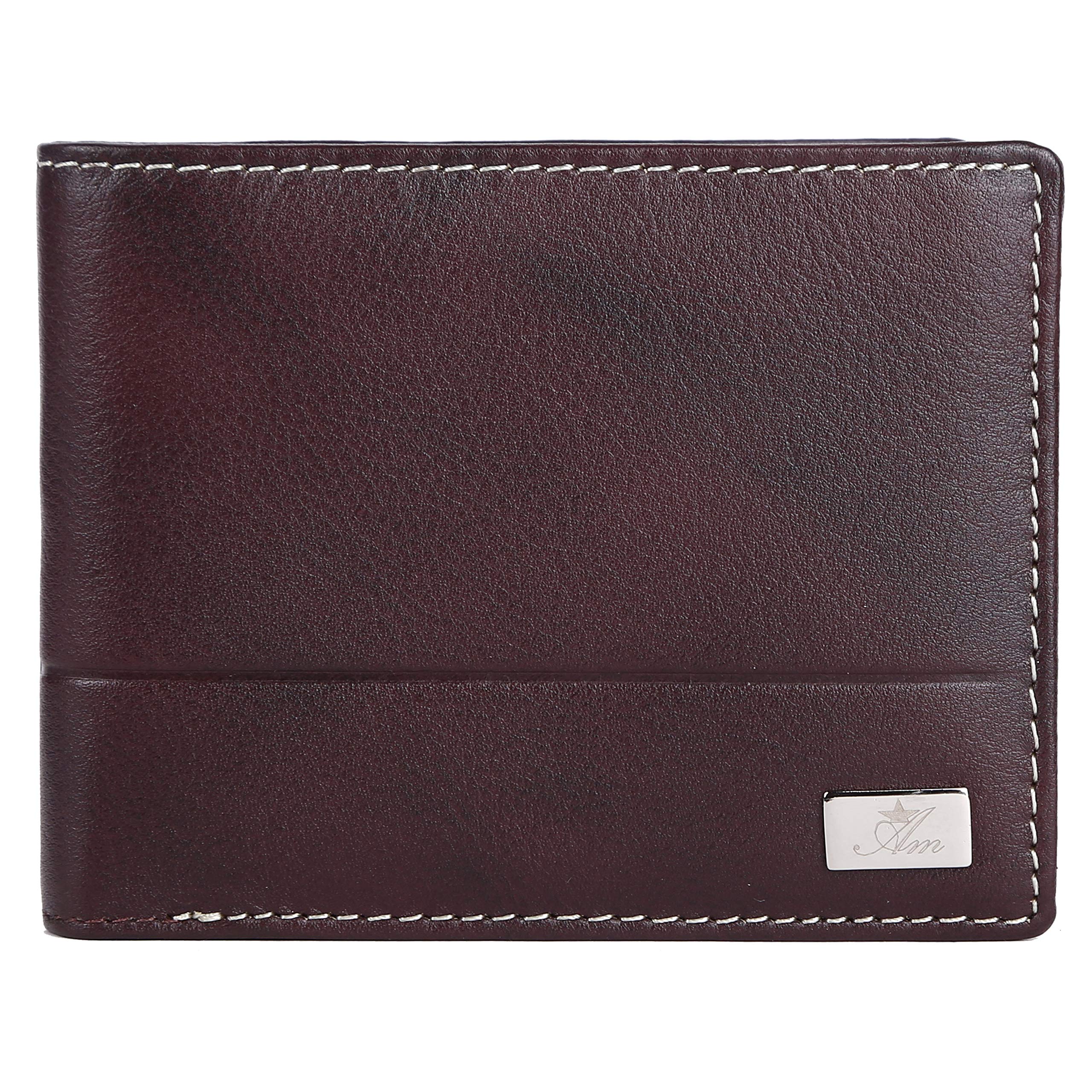 Am leather Chocolate Brown Men's Leather Wallet
