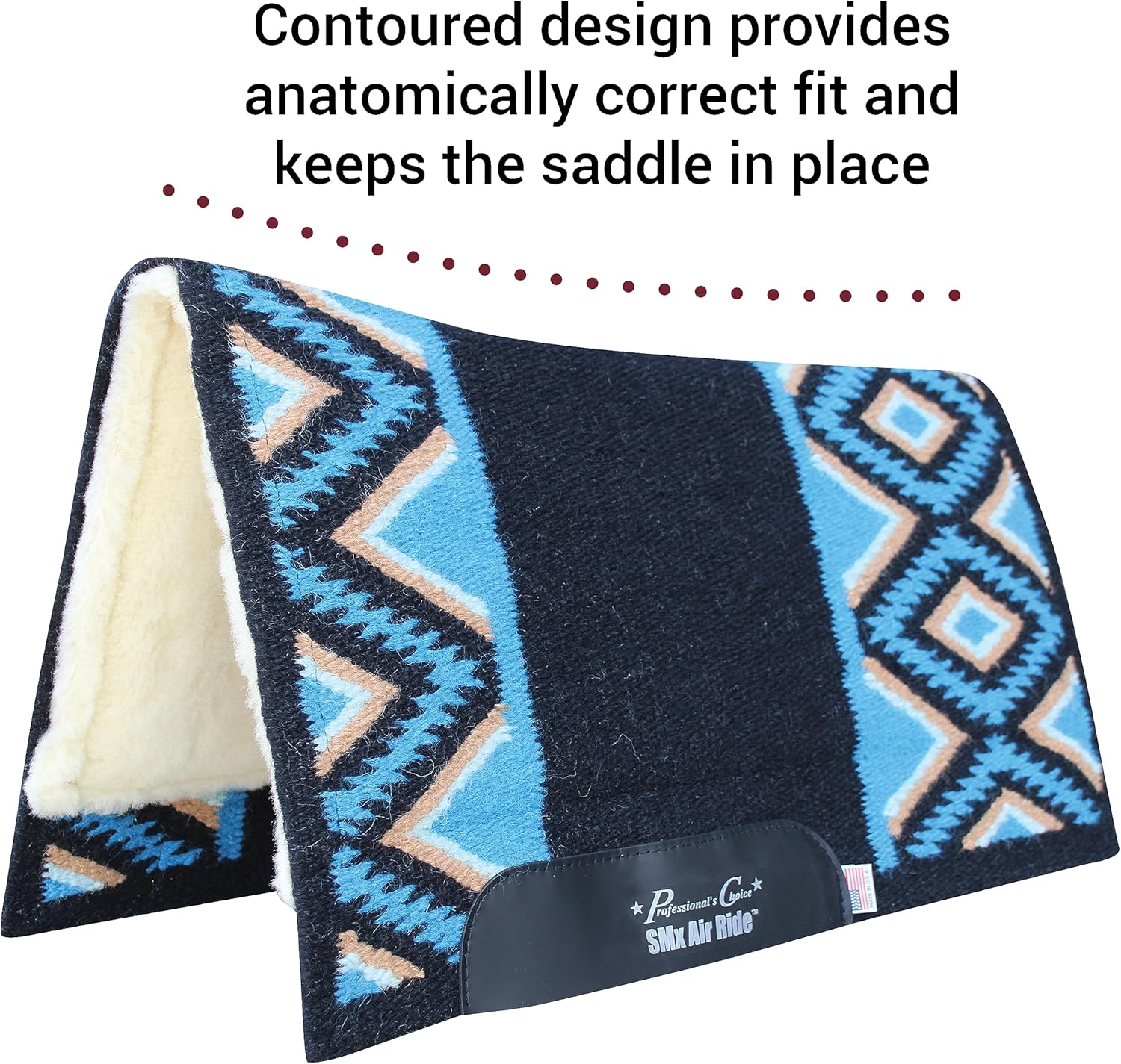 Professional's Choice Comfort-Fit SMX Air Ride Pad: El Dorado | Cooling System & Shock Absorption