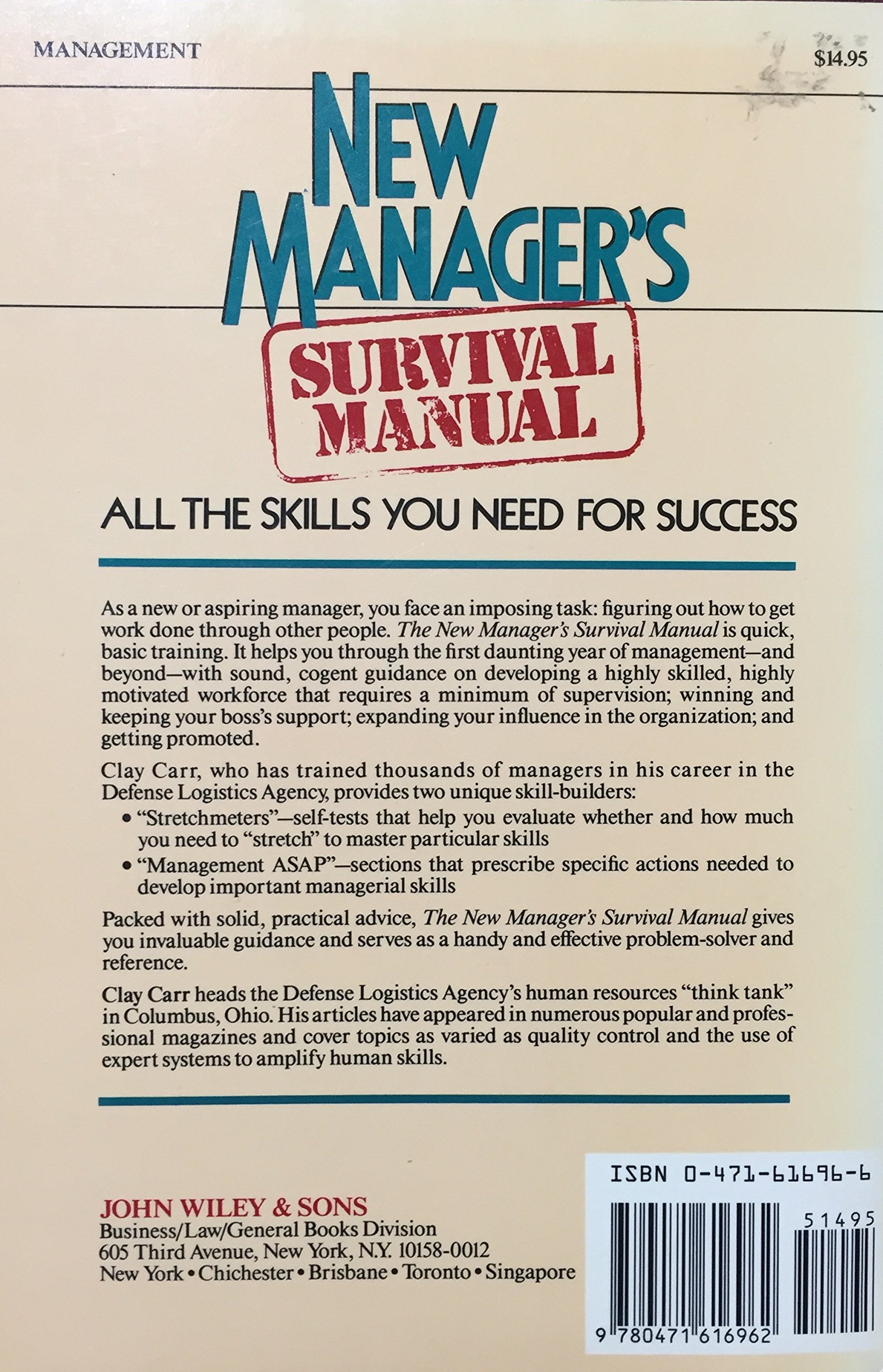 The New Manager's Survival Manual