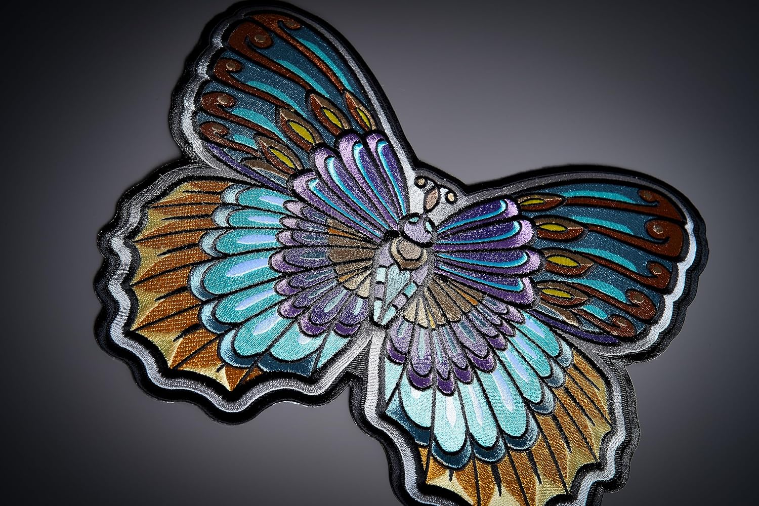 Butterfly Iron-On Patch for Jacket/Iron-on/Sew on (Large)