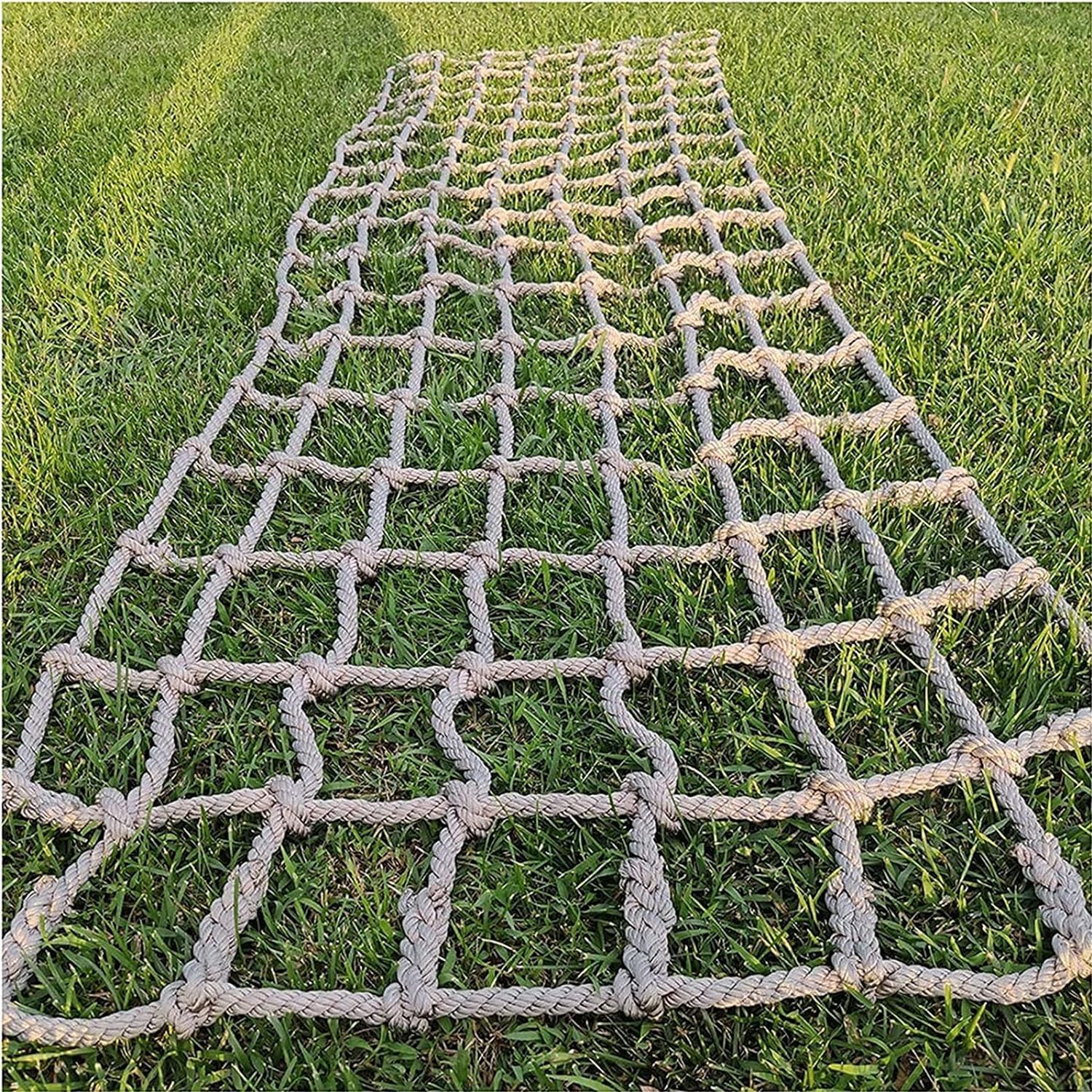 Redes de Escalada, Correas Carga for obstáculos al Aire Libre en casa del árbol, Redes oscilantes(2*2m(6.6*6.6ft))