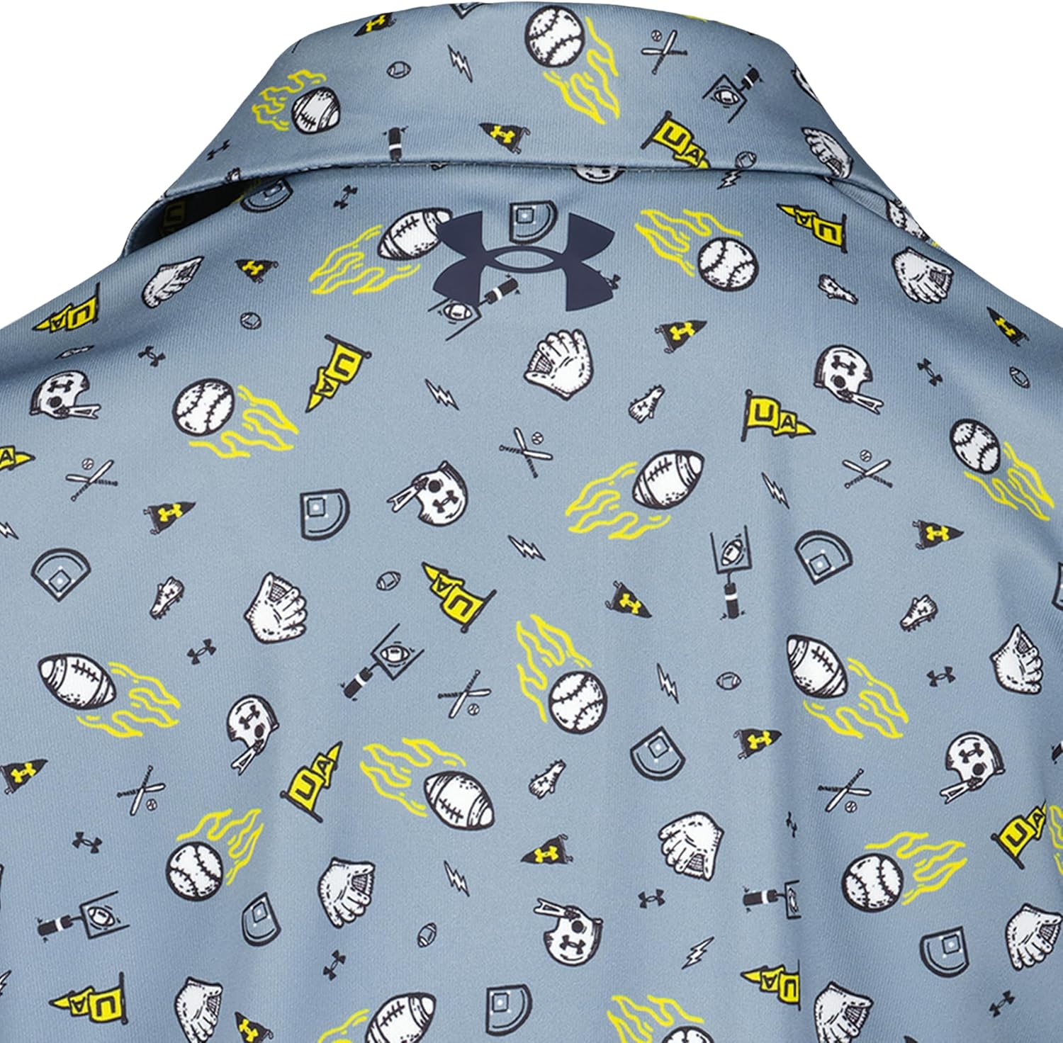 Under Armour Boys' Matchplay Short Sleeve Golf Polo, Lightweight Performance Stretch, Logo Detailing