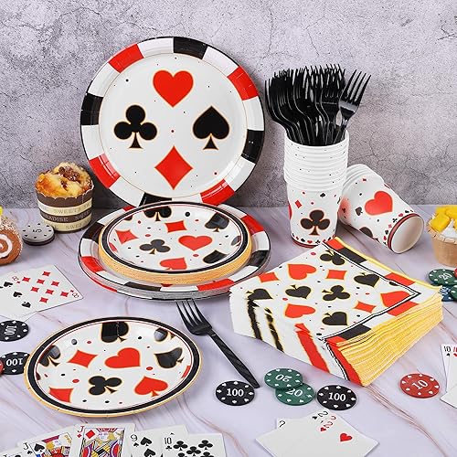 Vista 89 de durony 144 Pieces Sports Themed Paper Plates and Napkins Dinnerware Set Sports Birthday Party Tableware Paper Plates Napkins Forks Serve 24 for