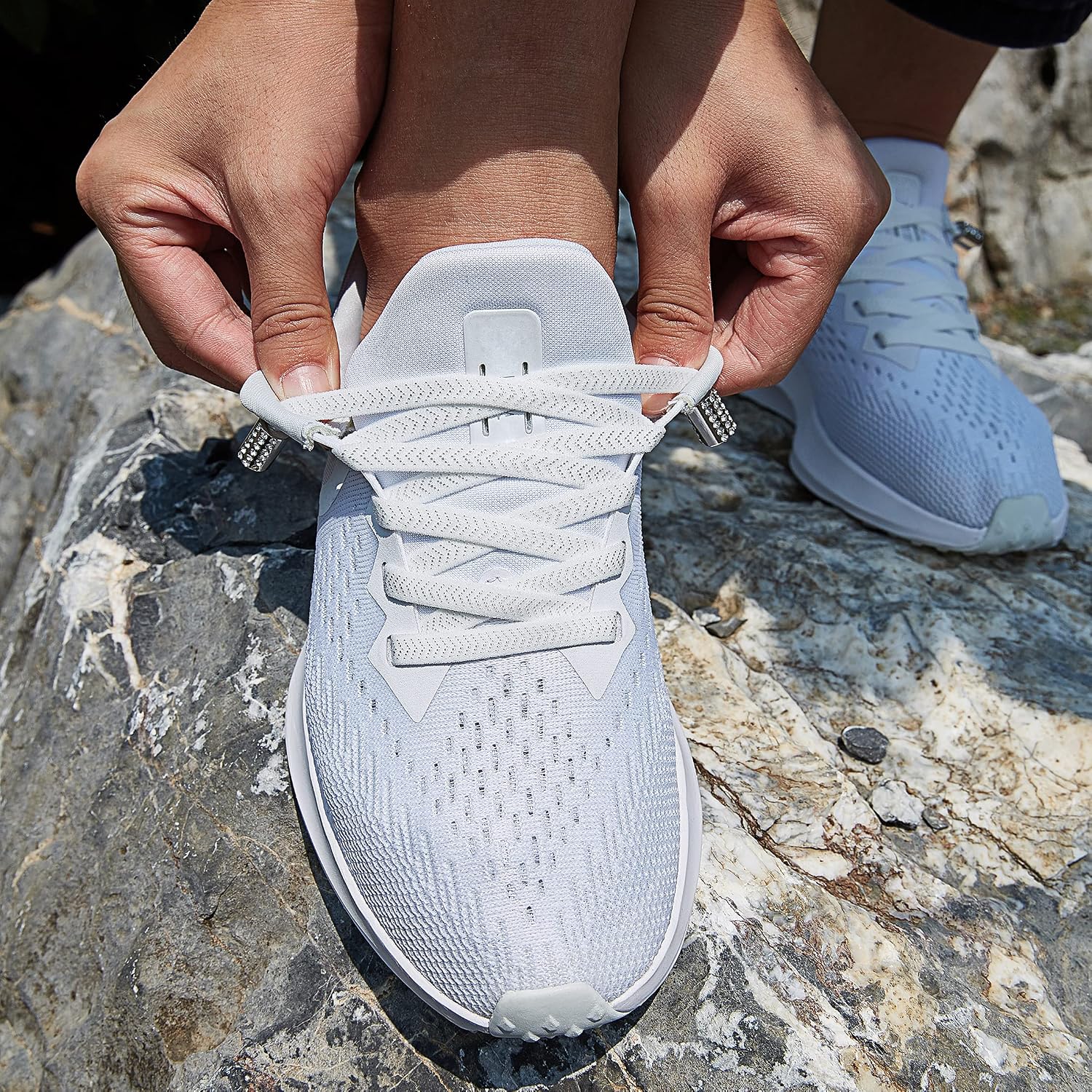 Elastic No Tie Shoe Laces, Elastic Shoelaces for Kids and Adults