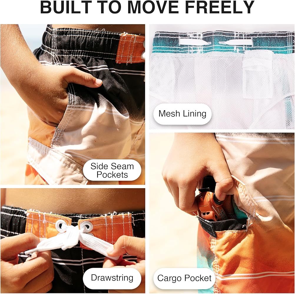 Amazon.com: Kanu Surf Boys, Barracuda Quick Dry UPF 50+ Beach Swim