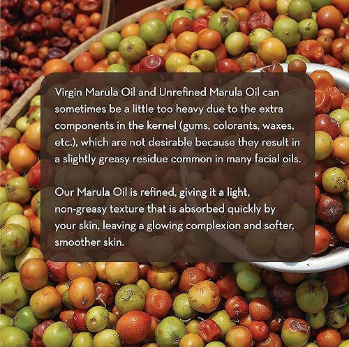 Miniatura 4 de Pure Body Naturals Aceite facial Marula, 1 onza líquida, aceite de belleza de lujo prensado en frío, refinado para rostro y cabello, vegano, sin