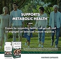 Vista 5 de Host Defense Maitake Capsules - Immune & Cellular Health Support Supplement - Dietary Herbal Supplement with Maitake Mushroom & Mushroom Mycelium
