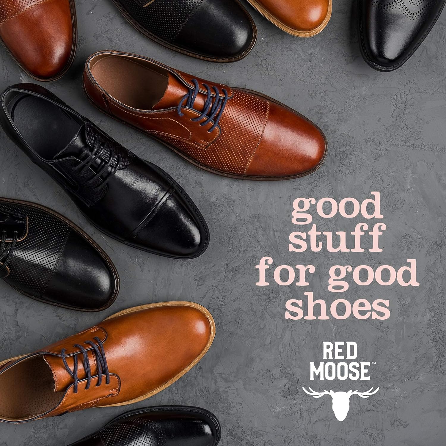 RED MOOSE Premium Boot and Shoe Cream Polish - Made in the USA Navy