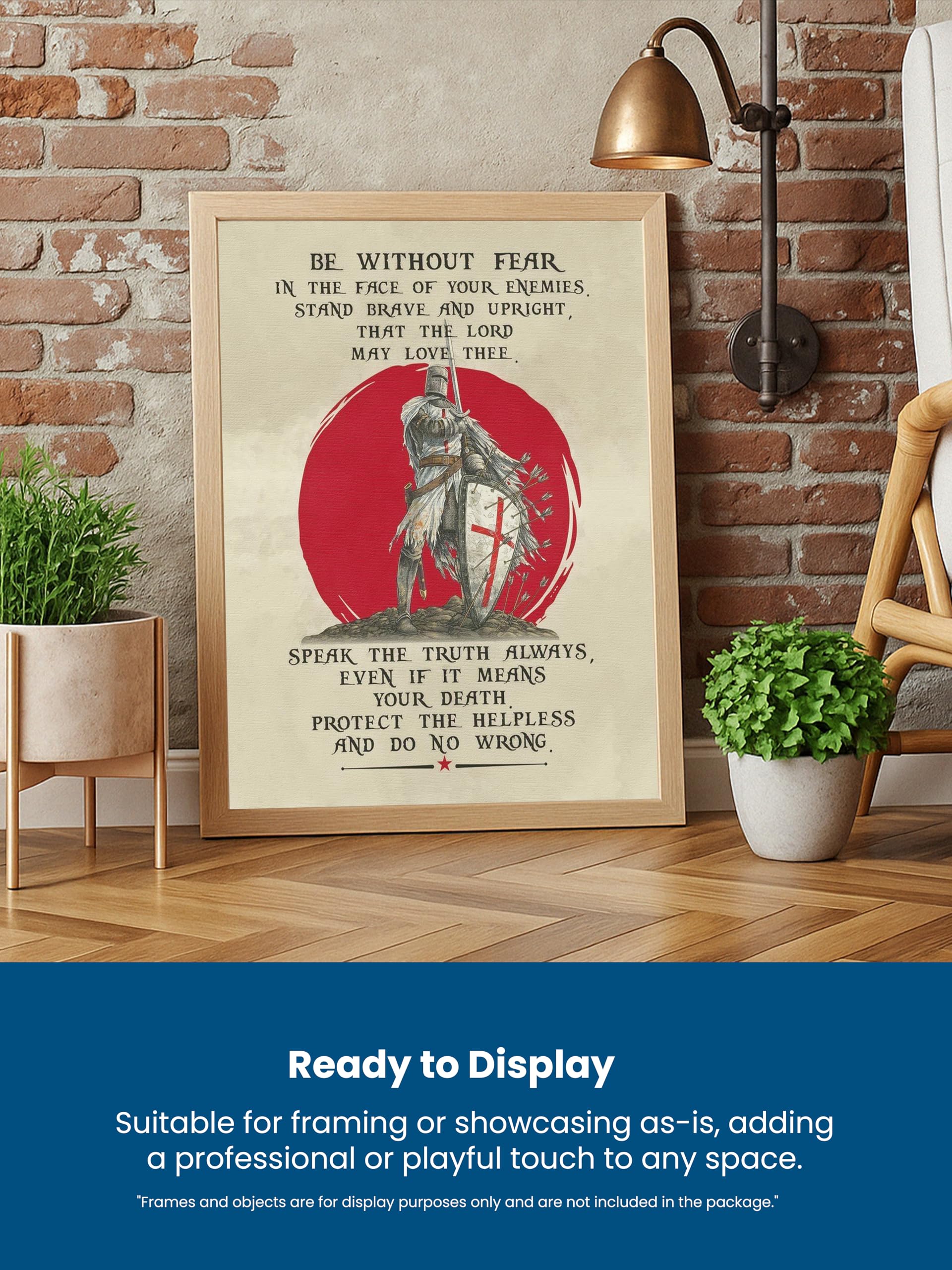 Amazon.com: AMERICAN LUXURY GIFTS Be Without Fear Christian Armor