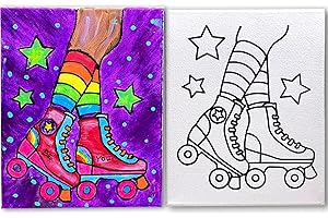 Indigo Art Studio Coloring Canvas for Kids