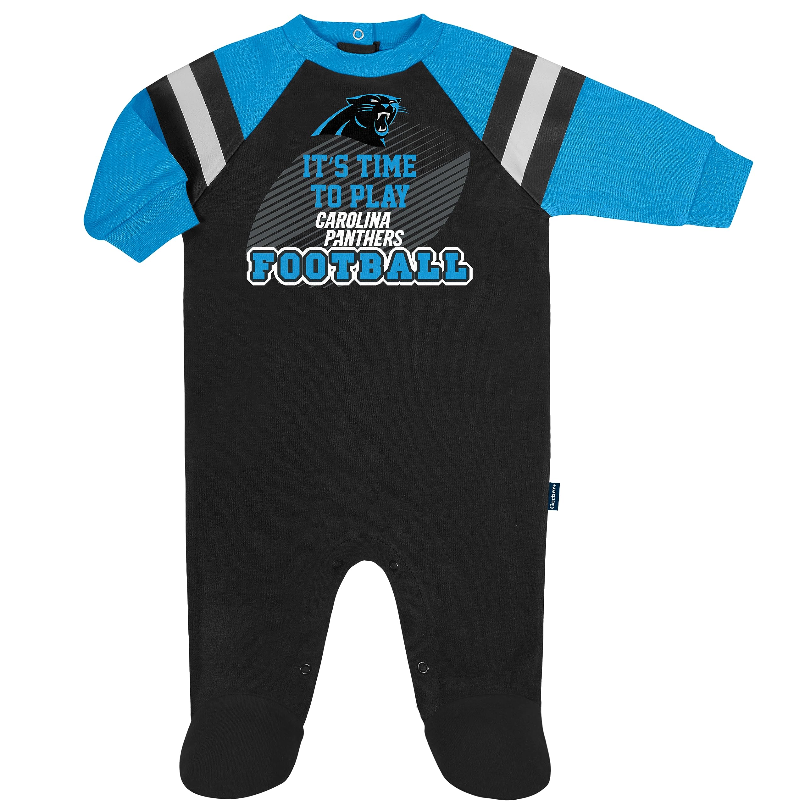 Gerber Uni Baby NFL Footed Sleep and Play Toddler Sleeper, Team Colour, 0-3 Months, Team Color, 0-3 Monate