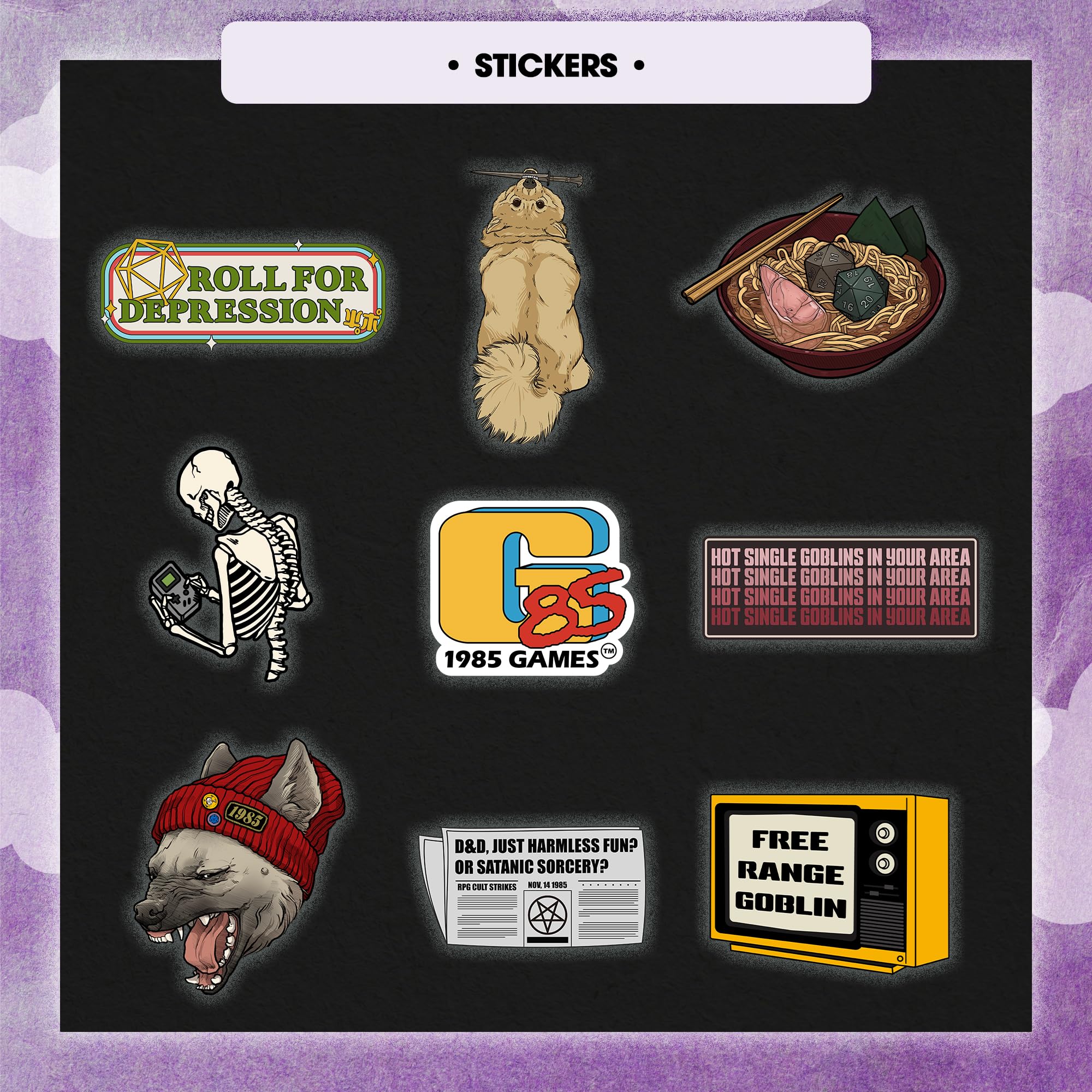 1985 Games Premium Mystery Dice, Set of 7 Polyhedral Dice, Wide Range of Patterns, Gaming Dice - Image 3