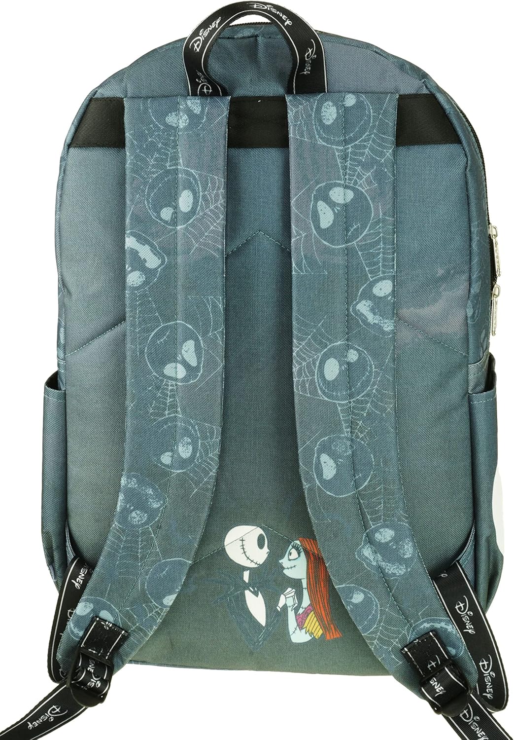 KBNL Classic Disney Nightmare Before Christmas Backpack with Laptop Compartment for School, Travel, and Work, Multicolor, Large