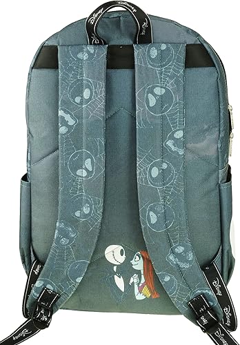 Miniatura 4 de KBNL Mochila clásica de Disney Nightmare Before Christmas con compartimento para laptop para escuela, viajes y trabajo, multicolor, grande
