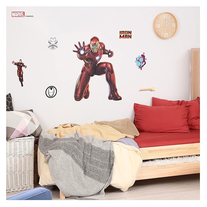 Buy Marvel Iron Man Wall Decal Iron Man Wall Decals with 3D Augmented