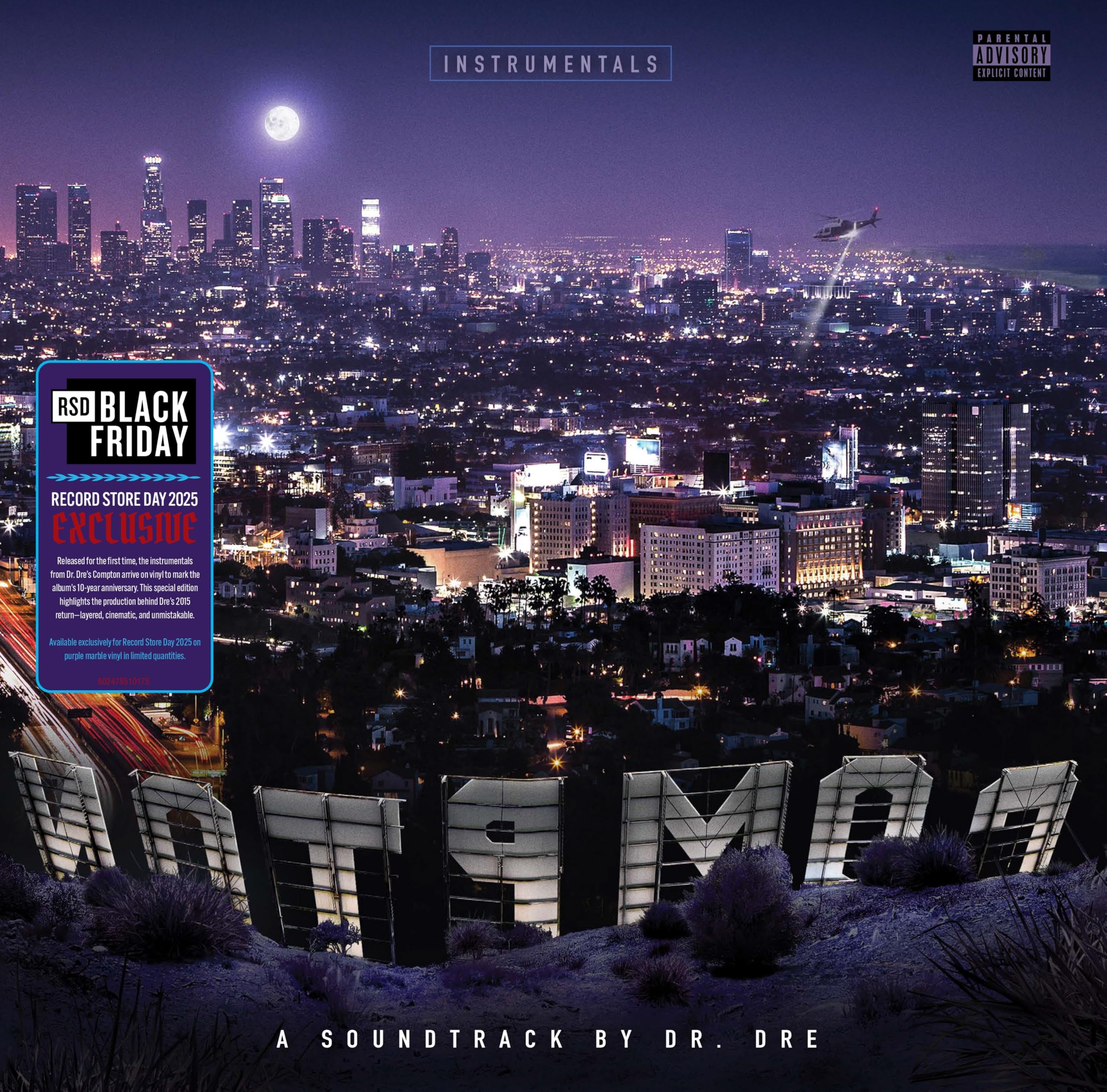 Compton (A Soundtrack by Dr. Dre) (Instrumental Edition) [2 LP] [VINYL]