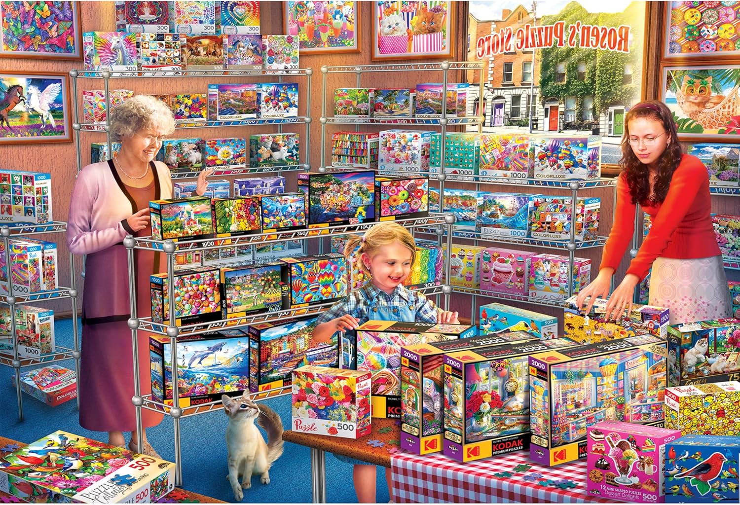 RoseArt Kodak Collector Rosen's Puzzle Store 2000