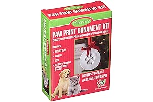 Dennis East International 45765 Clay Paw Print Keepsake Ornament Kit
