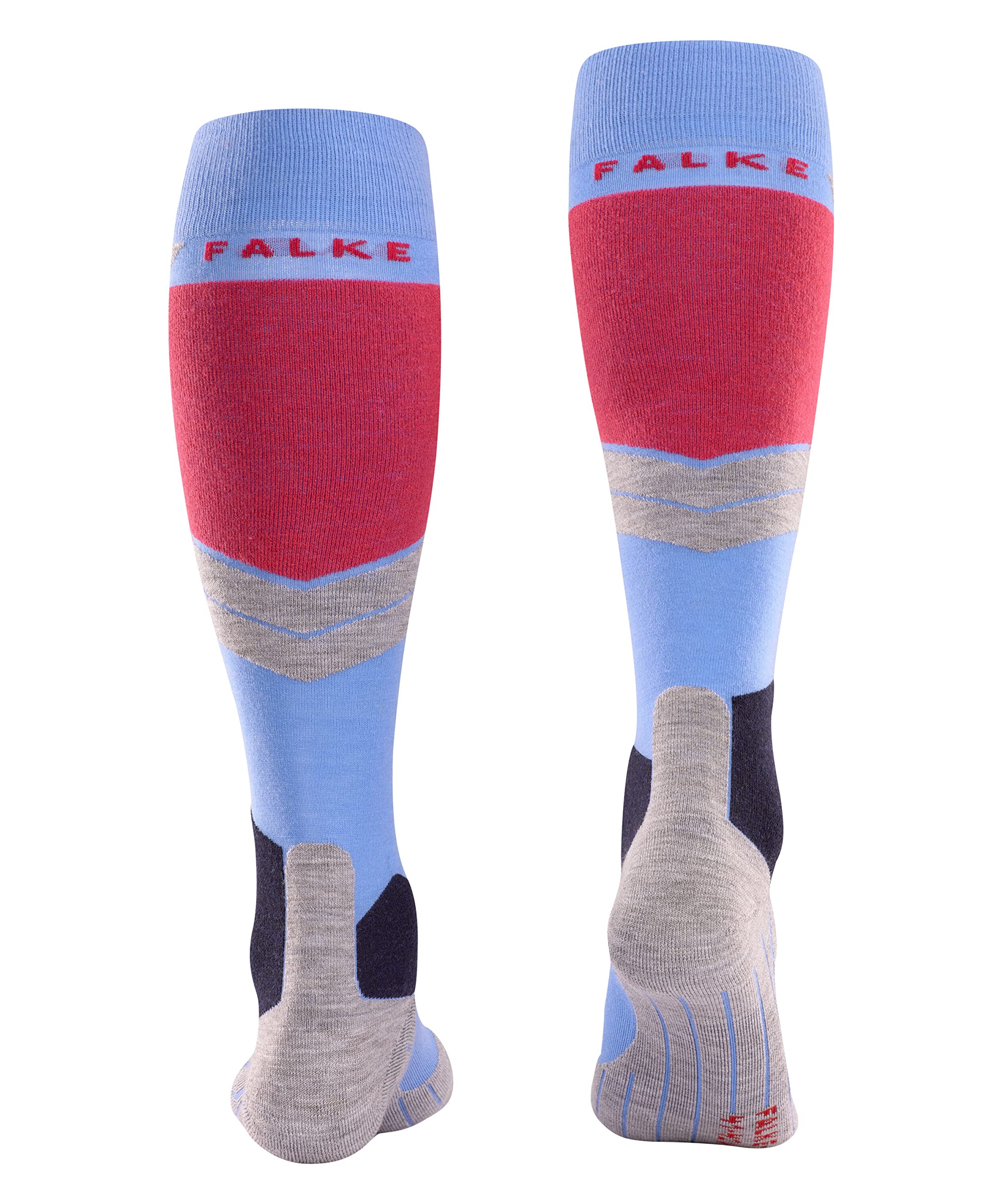 Falke Women SK4 Knee High Ski Socks, Blue Note, 9.5-10.5