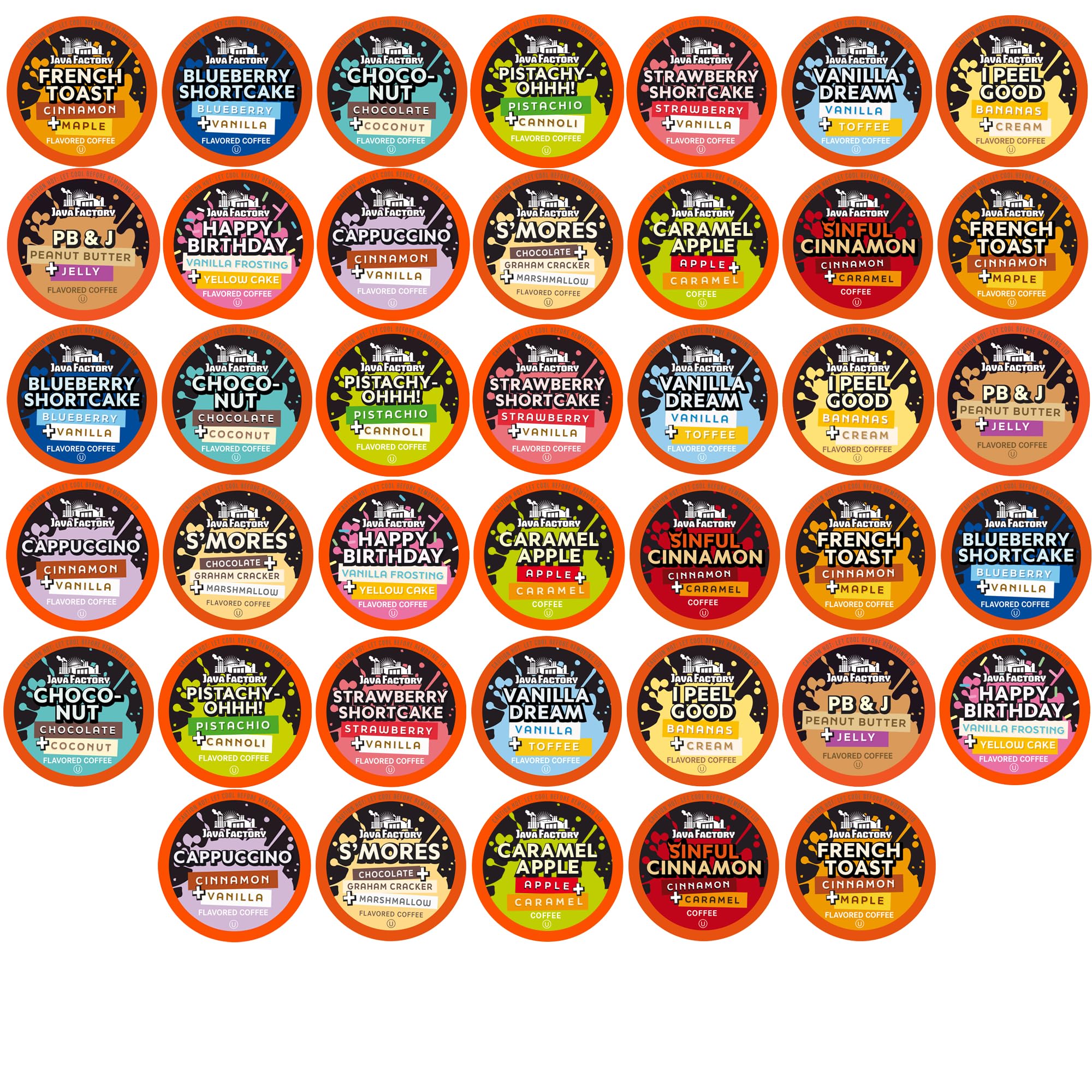 Sponsored Ad - Flavored Coffee Pods, Assorted Sampler, Variety Pack, Compatible with K Cup Brewers Including 2.0, 40 Count