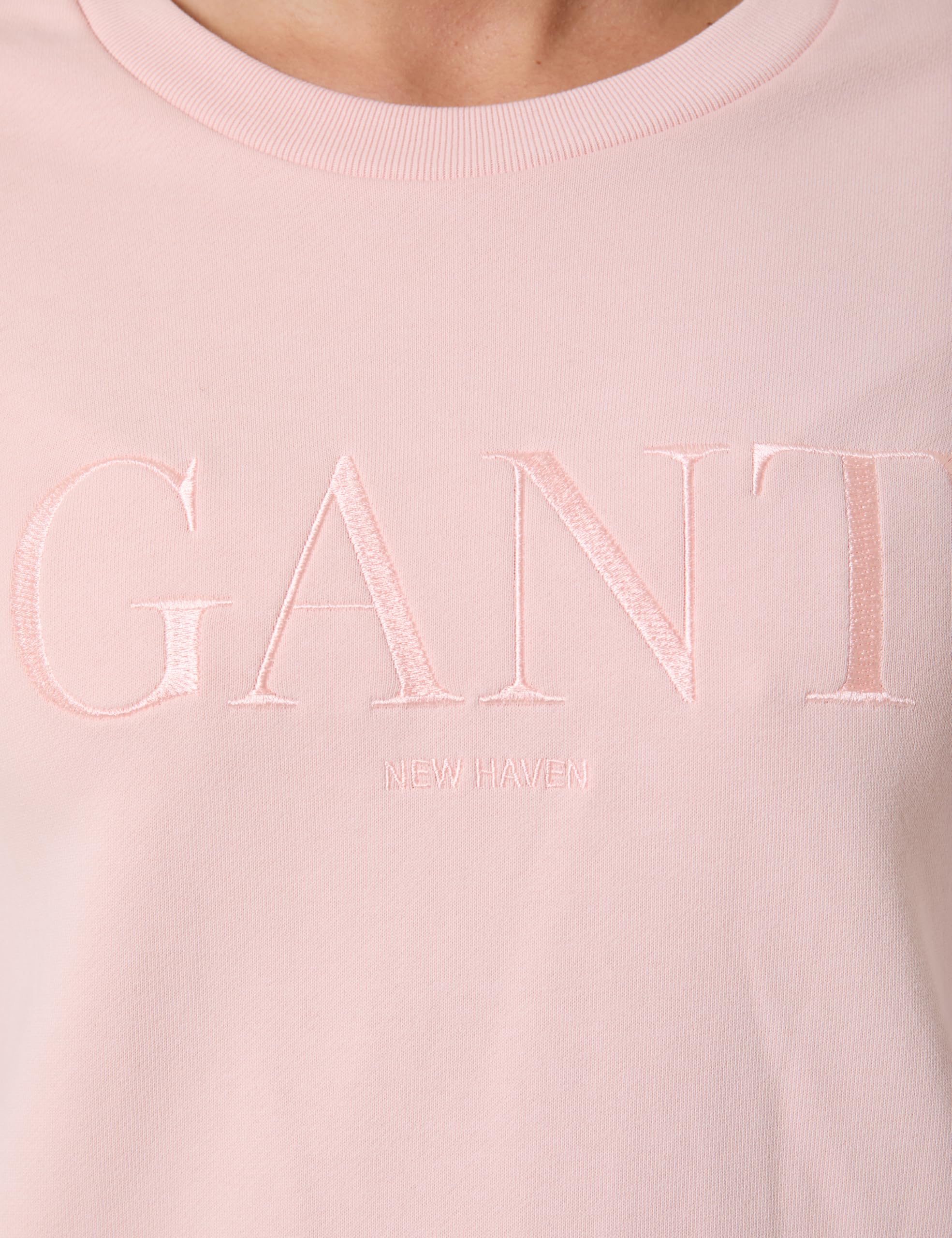 GANT Tonal Graphic C-Neck Sweat Sudadera Mujer (Pack de 1)