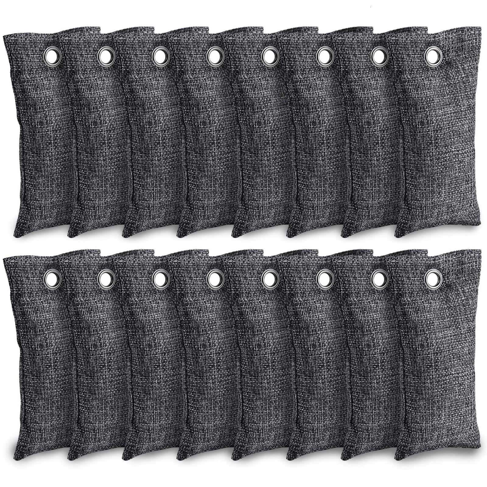 WSSROGY16 Pack Activated Charcoal Odor Absorber, Bamboo Charcoal Air Purifying Bags Odor Eliminator Air Freshener Deodorizer for Shoe, Closet, Car, Basement