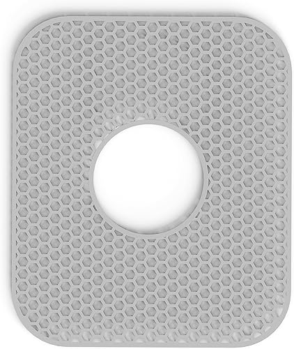 Miniatura 2 de Jaycube - Protectores de fregadero para fregadero de cocina, alfombrilla de drenaje de silicona para fregadero de cocina, 2 protectores de