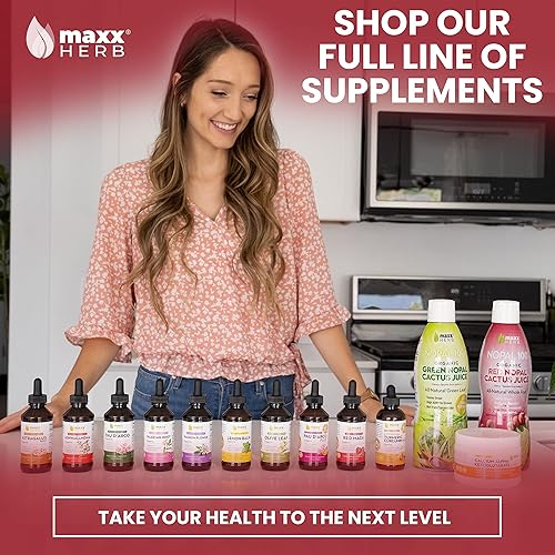 Miniatura 6 de Maxx Herb Extracto de raíz de maca roja, las gotas líquidas de máxima fuerza se absorben mejor que el polvo o las cápsulas, para resistencia,