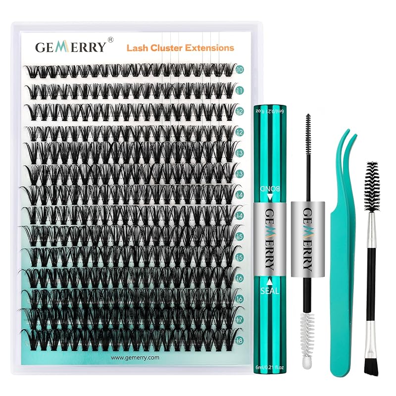 Kit de cílios em tufos GEMERRY 40 unidades, 10–18 mm