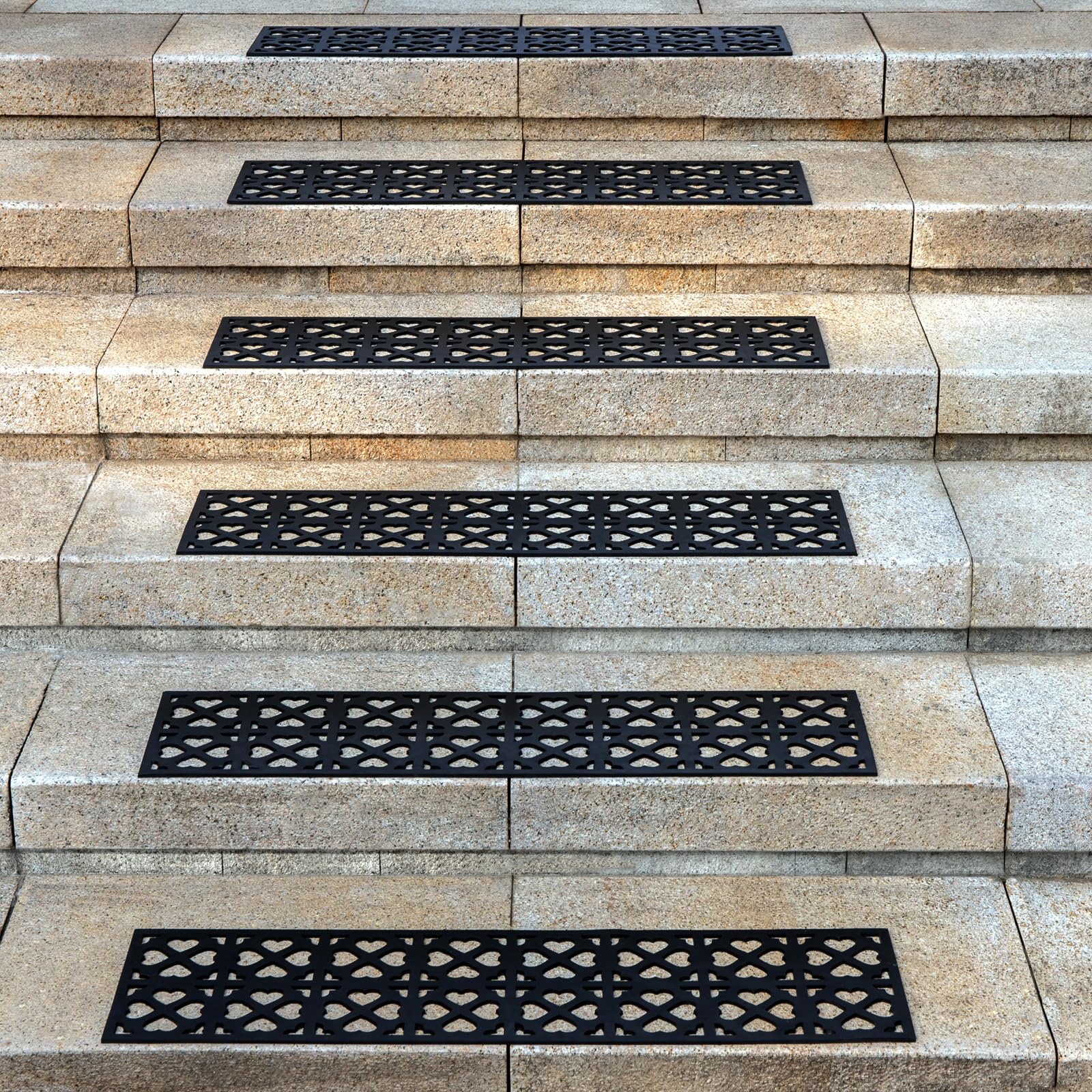 Snapklik.com : Rubber Stair Treads 6PCS, 35