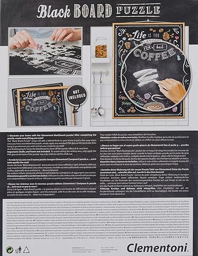 Miniatura 2 de Clementoni 39478, Black Board Never Stop Exploring Puzzle para adultos y niños, 1000 piezas, a partir de 10 años