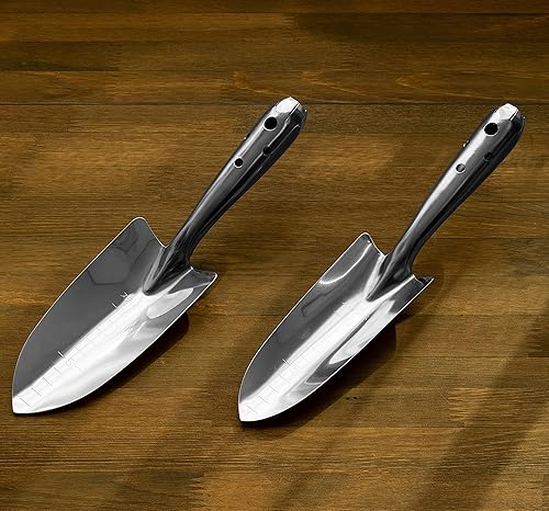 Miniatura 3 de Paleta de jardín a prueba de dobleces de acero inoxidable japonés de alta resistencia, hecha en Japón, herramienta de pala de jardín manual con