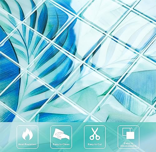 Miniatura 3 de Protector contra salpicaduras para despegar y pegar, azulejos autoadhesivos 3D grises para cocina, baño, azulejos de pared aptos para inquilinos (12