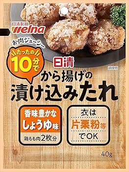 Amazon.co.jp: から揚げの漬け込みたれ しょうゆ味 40g ×10本