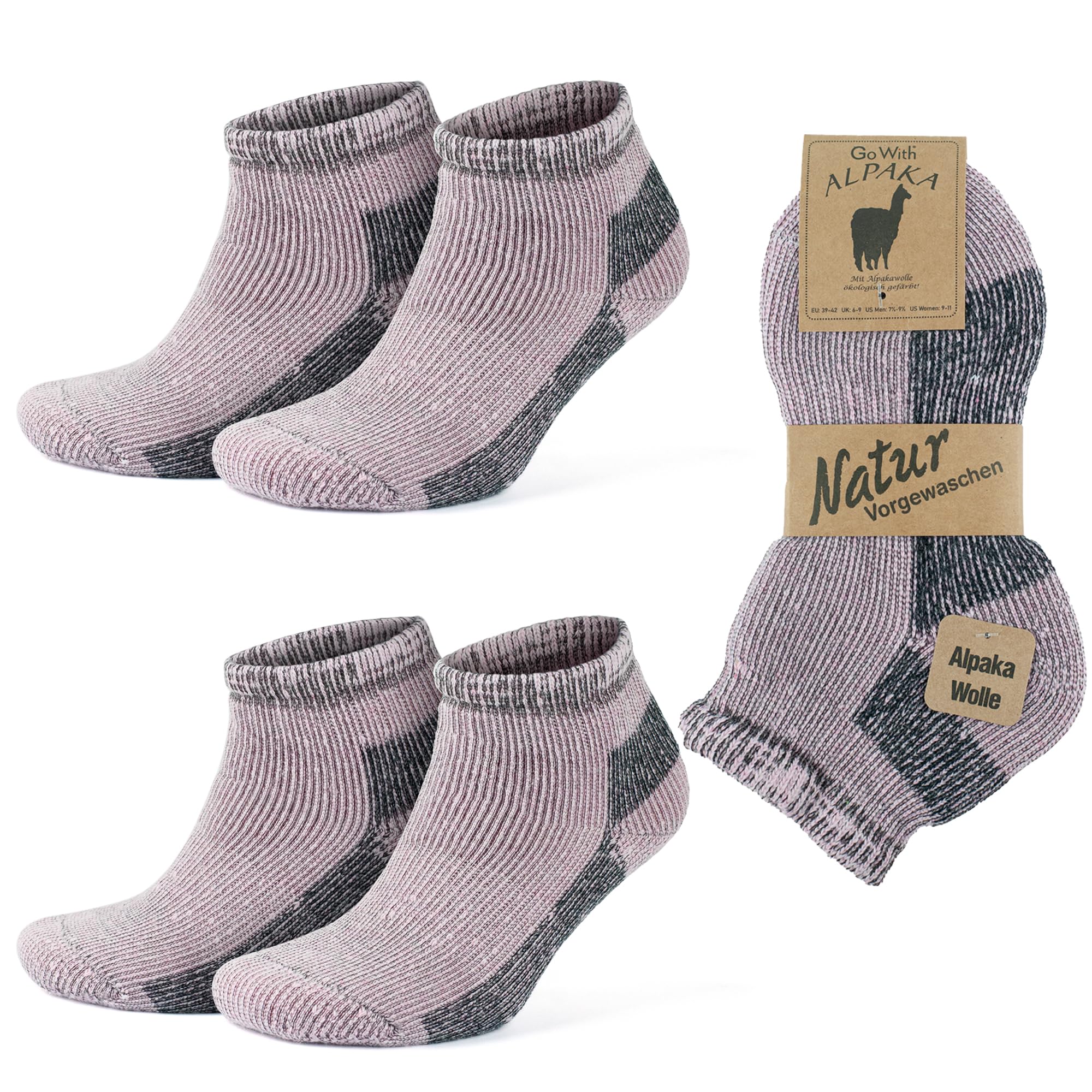 GoWith Alpaca Wool Low-Cut Ankle Socks