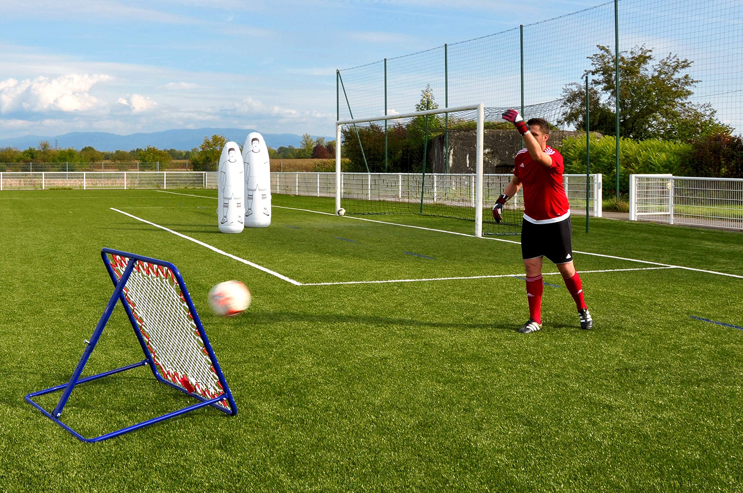 POWERSHOT Filet de Rebond - Tchoukball - 100 x 100 cm • Ajustable : 6 Positions - 40° à 90°