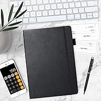 Vista 5 de Legend Planner Libro de registro de cheques - Libro contable para pequeñas empresas y uso personal - Registro de chequera para rastrear