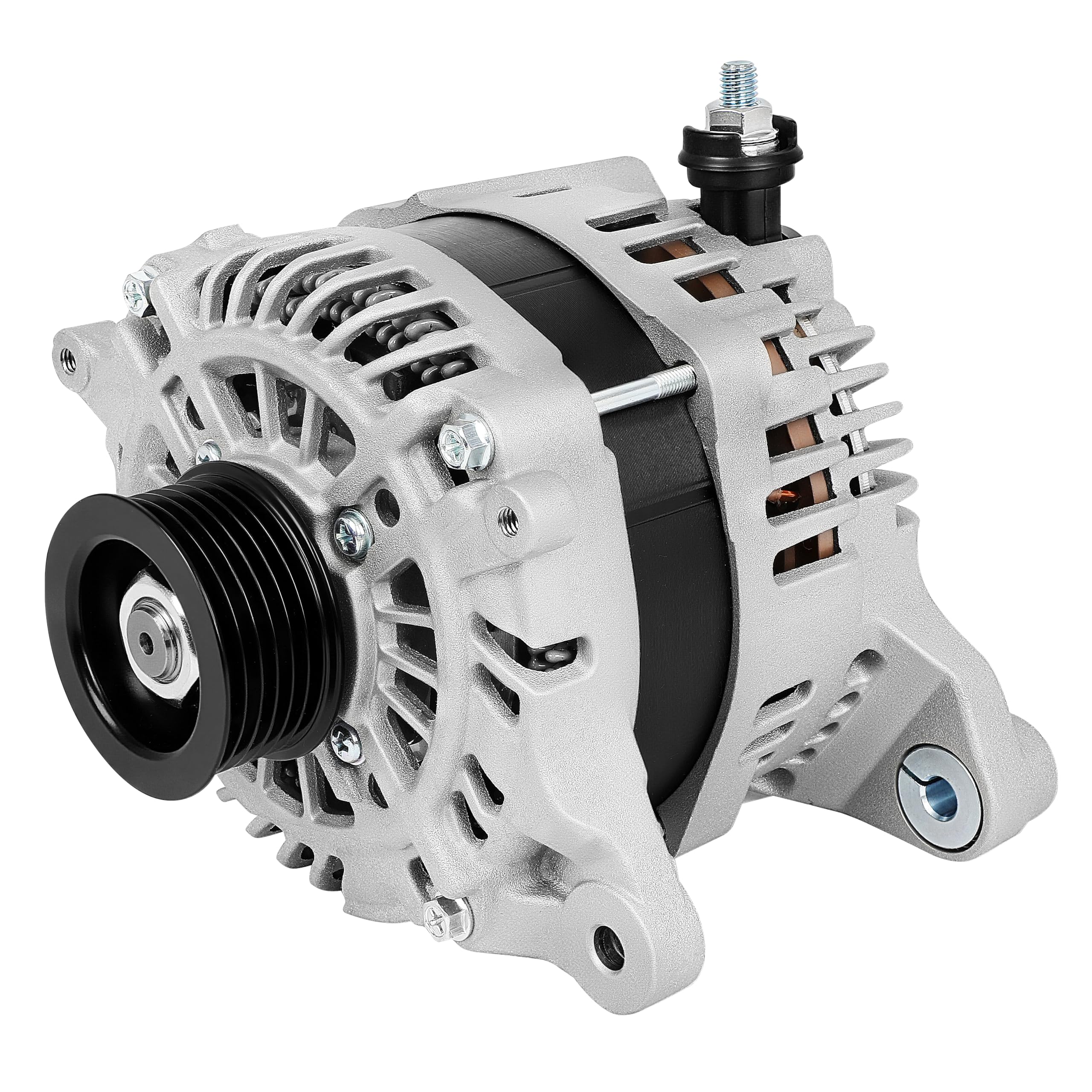 Photo 1 of SCITOO Alternator Fits for Scion for FR-S 2.0L 2013-2016,for Subaru for BRZ 2.0L 2013-2016,for Toyota for 86 2.0L 2017-2019 - 12V 130Amp High-output CW S6 Pulley Class,OE 12883 A2TX2491 400-48211R
