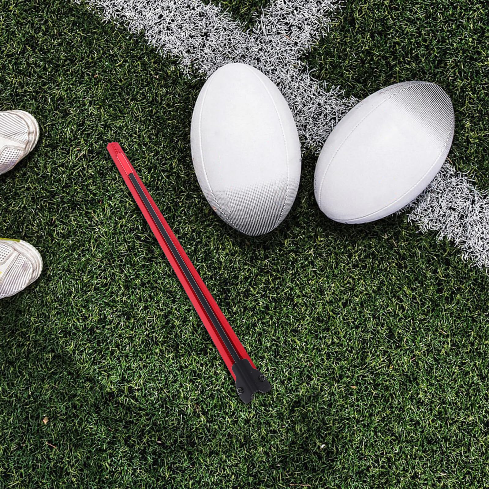 Abaodam Verstellbares Football Kicking Tee mit Rutschfestem Standfuß Stabiles Trainingsgerät für Präzises Field Goal Kicking-Training Geeignet für Erwachsene und Jugendliche