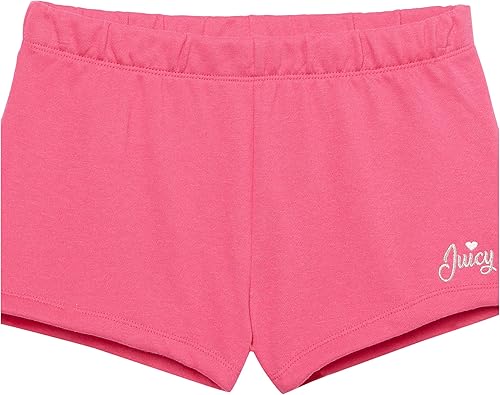 Miniatura 2 de Juicy Couture Conjunto de pantalones cortos de 2 piezas para niñas