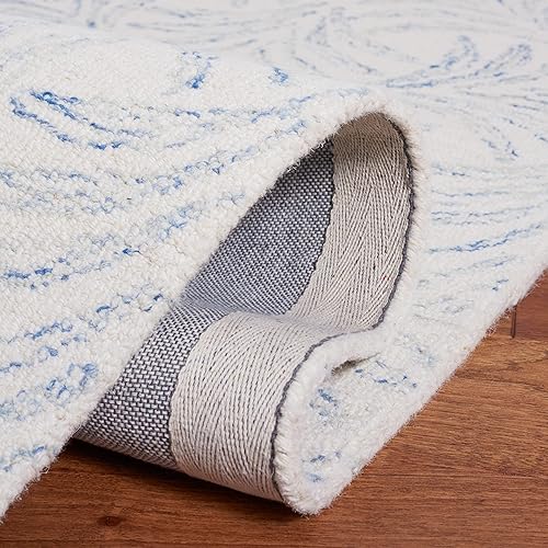 Miniatura 23 de MARTHA STEWART x SAFAVIEH MSR3528F - Alfombra contemporánea hecha a mano de 8 x 10 pies, color marfil/gris